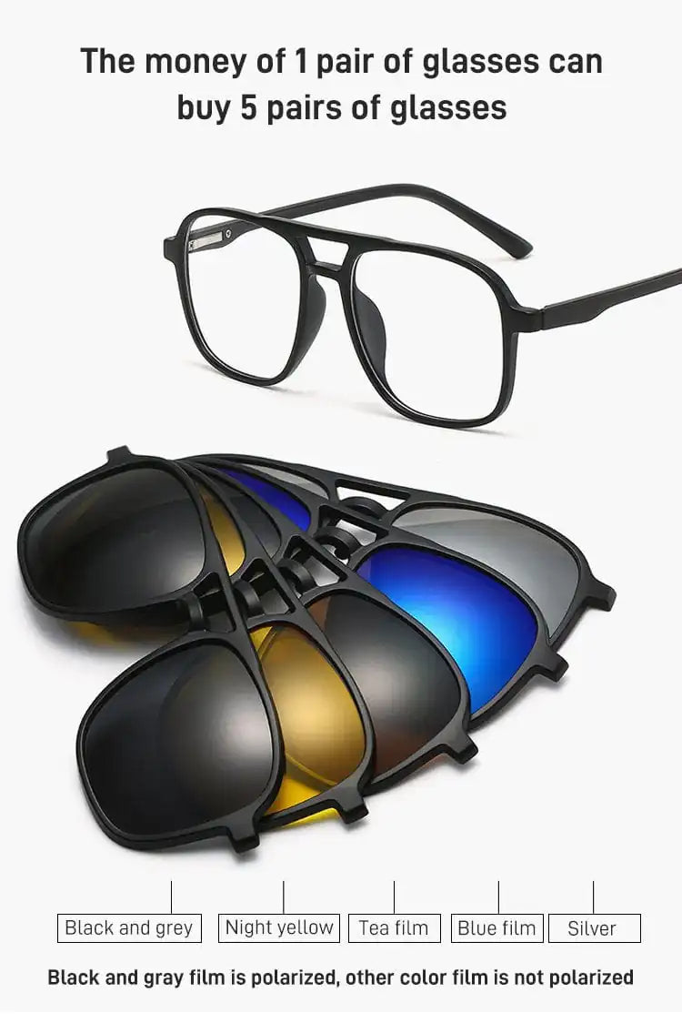 Magnetic Polarized Sunglasses - High Trend Coture