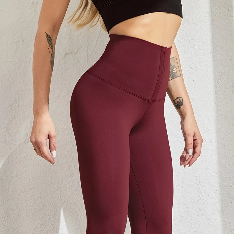 Leggings Térmicos con Control de Abdomen Cintura Alta Push Up - High Trend Coture