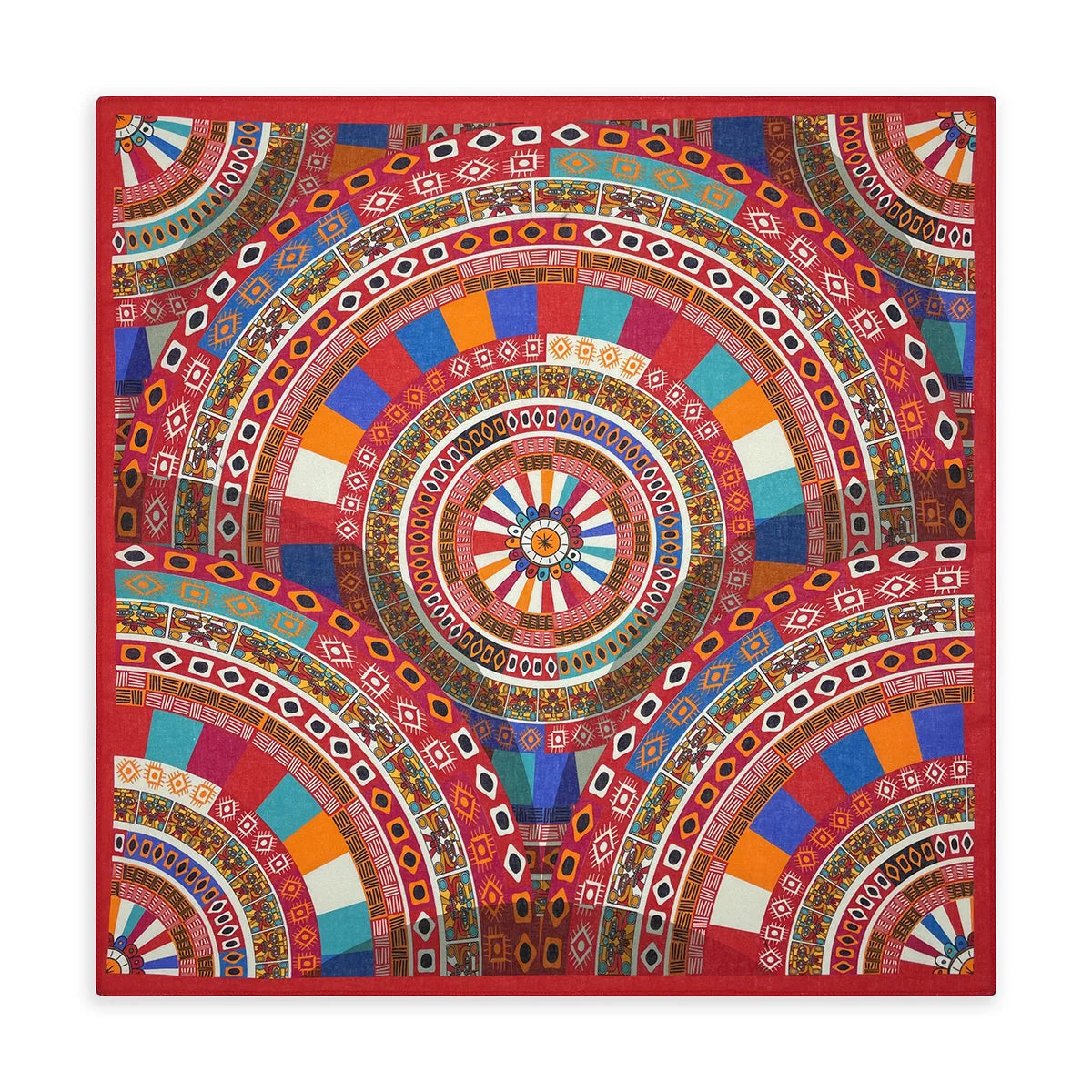 Bandana Cuadrada de Algodón con Estampado Hip Hop Skull Unisex