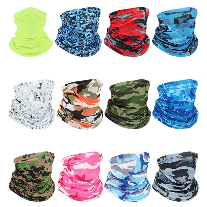 Bandana Multifuncional de Seda para Motociclismo y Actividades al Aire Libre