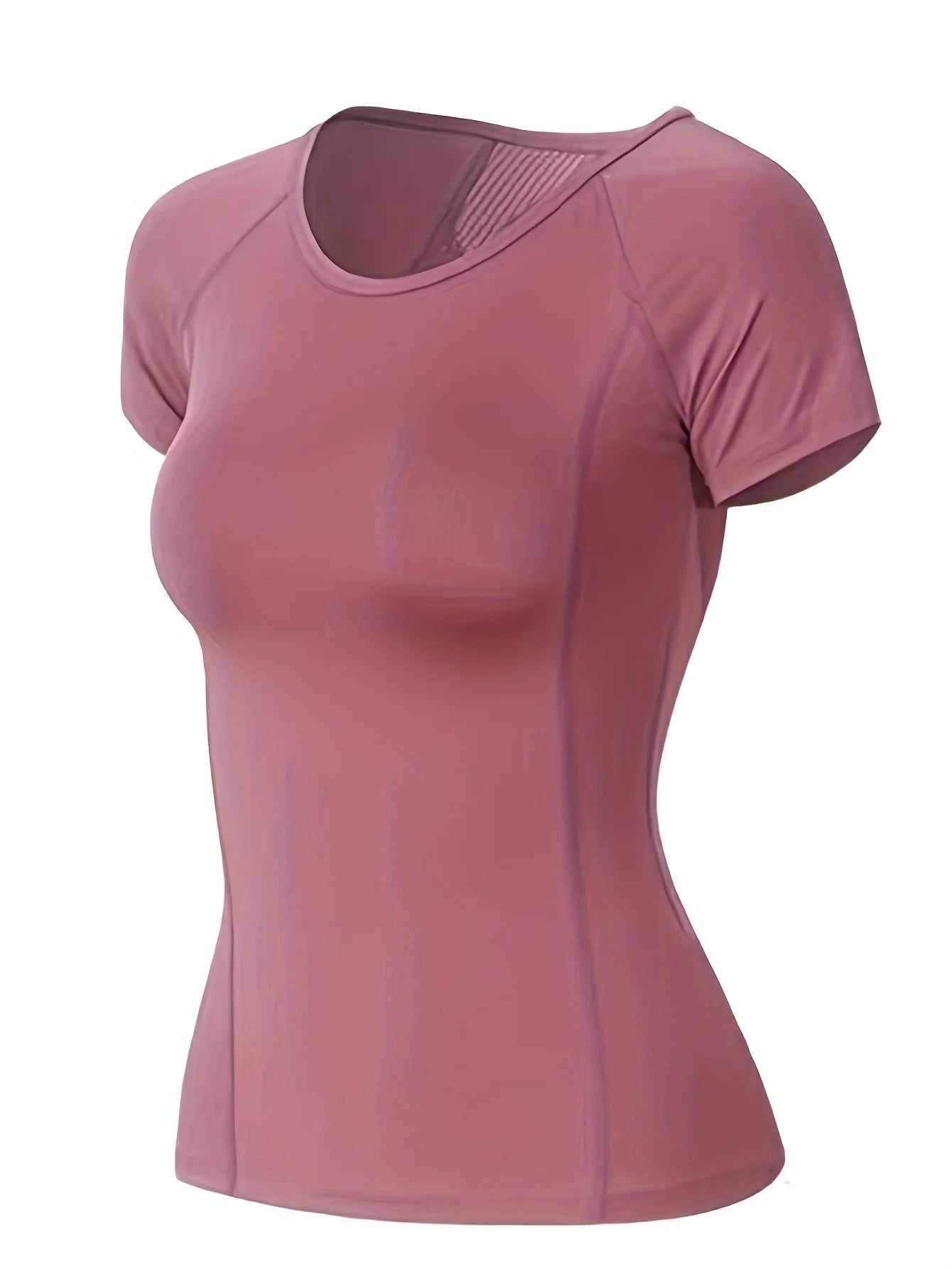 Camiseta Deportiva Mujer Transpirable Manga Corta Fitness