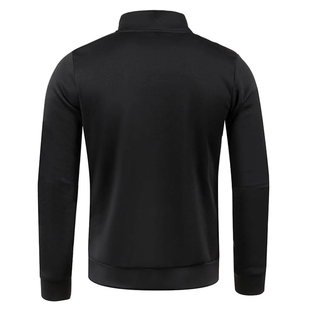Jersey para Hombre con Media Cremallera de Cuello Alto