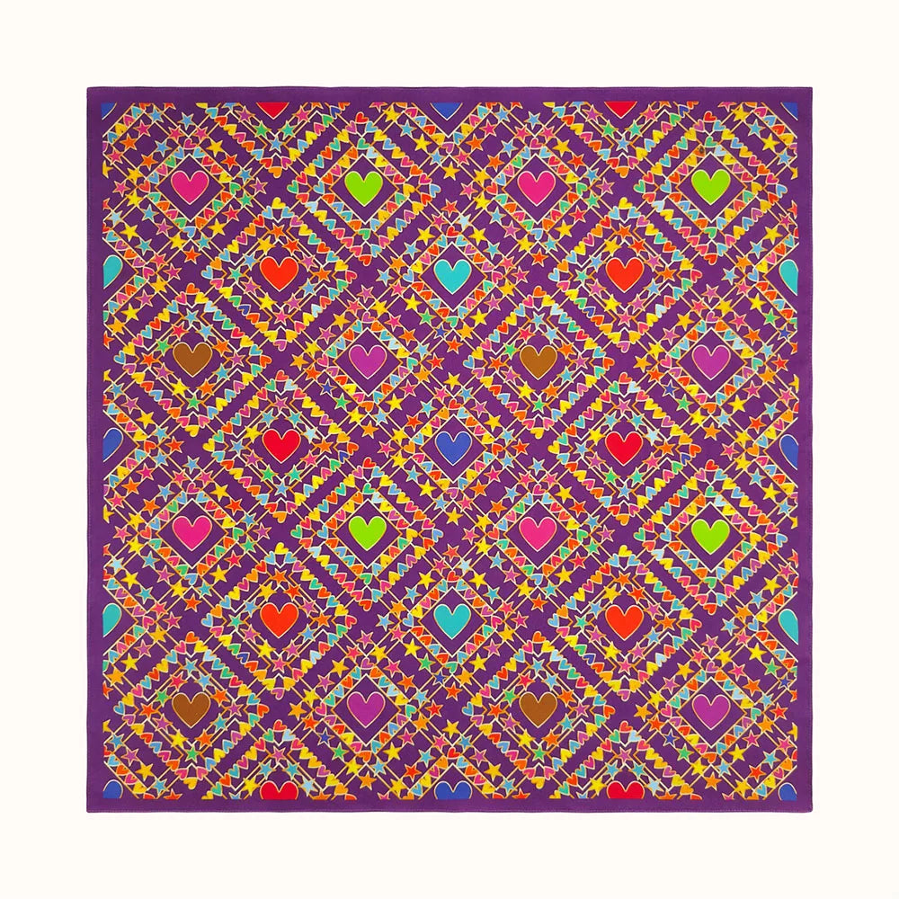 Bandana Cuadrada de Algodón con Estampado Hip Hop Skull Unisex