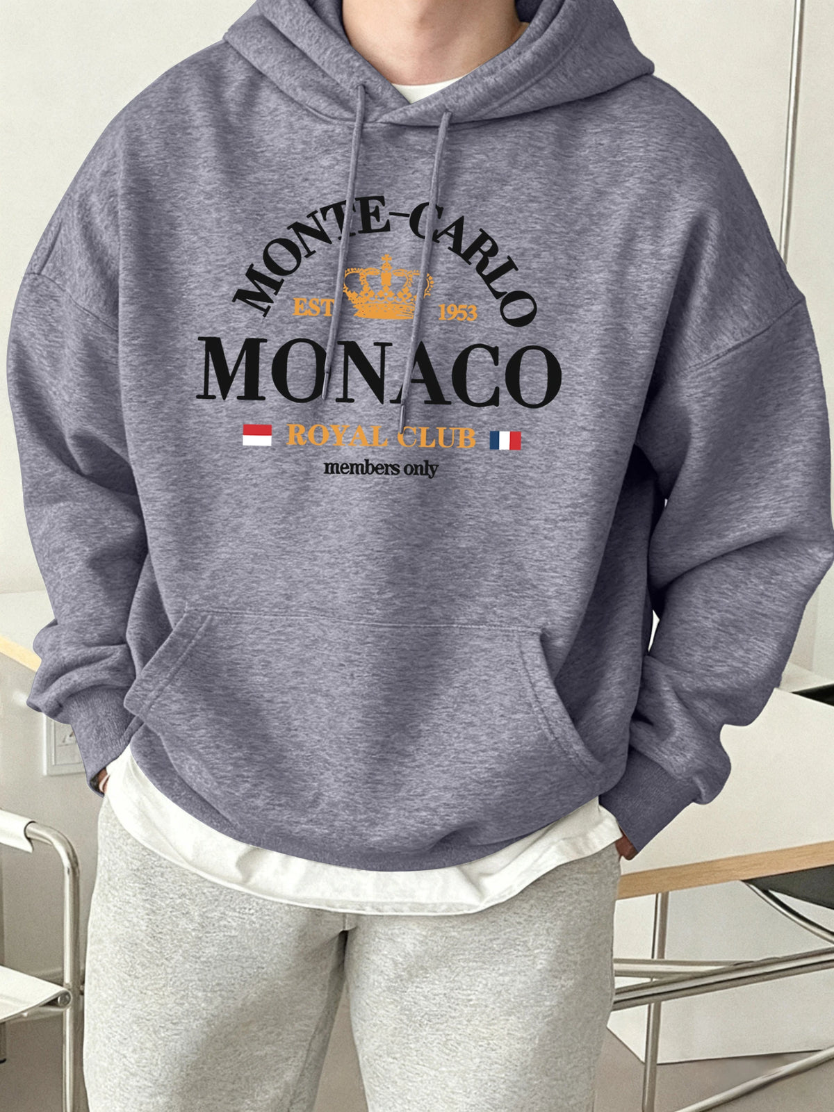 Sudadera Universitaria Hombre Monaco Royal Club