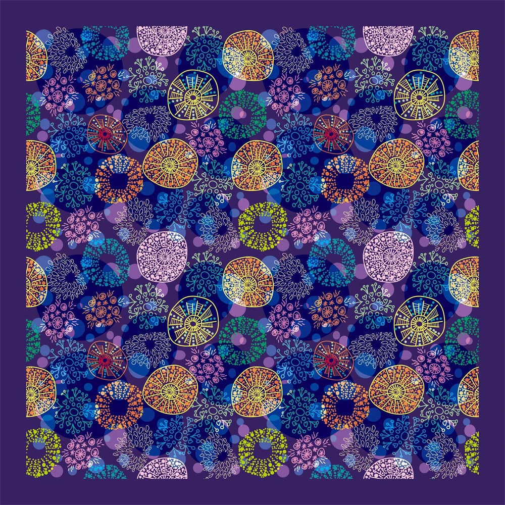 Bandana Cuadrada de Algodón con Estampado Hip Hop Skull Unisex