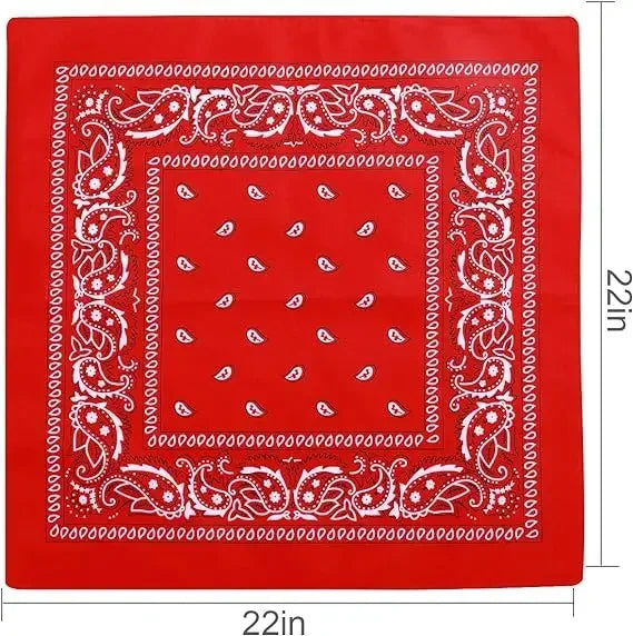 Bandana Bohemia con Estampado Paisley Unisex Multifuncional