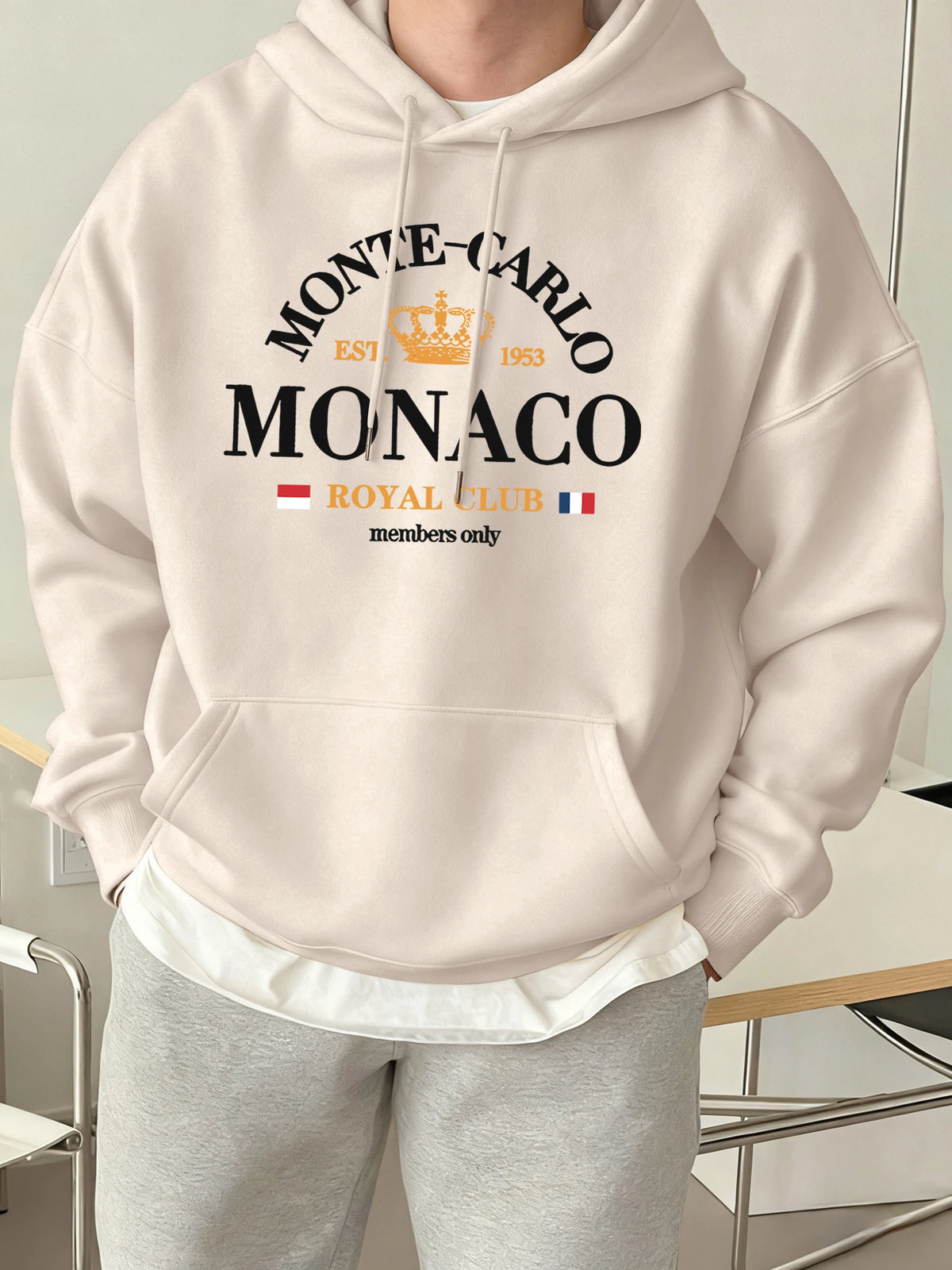 Sudadera Universitaria Hombre Monaco Royal Club