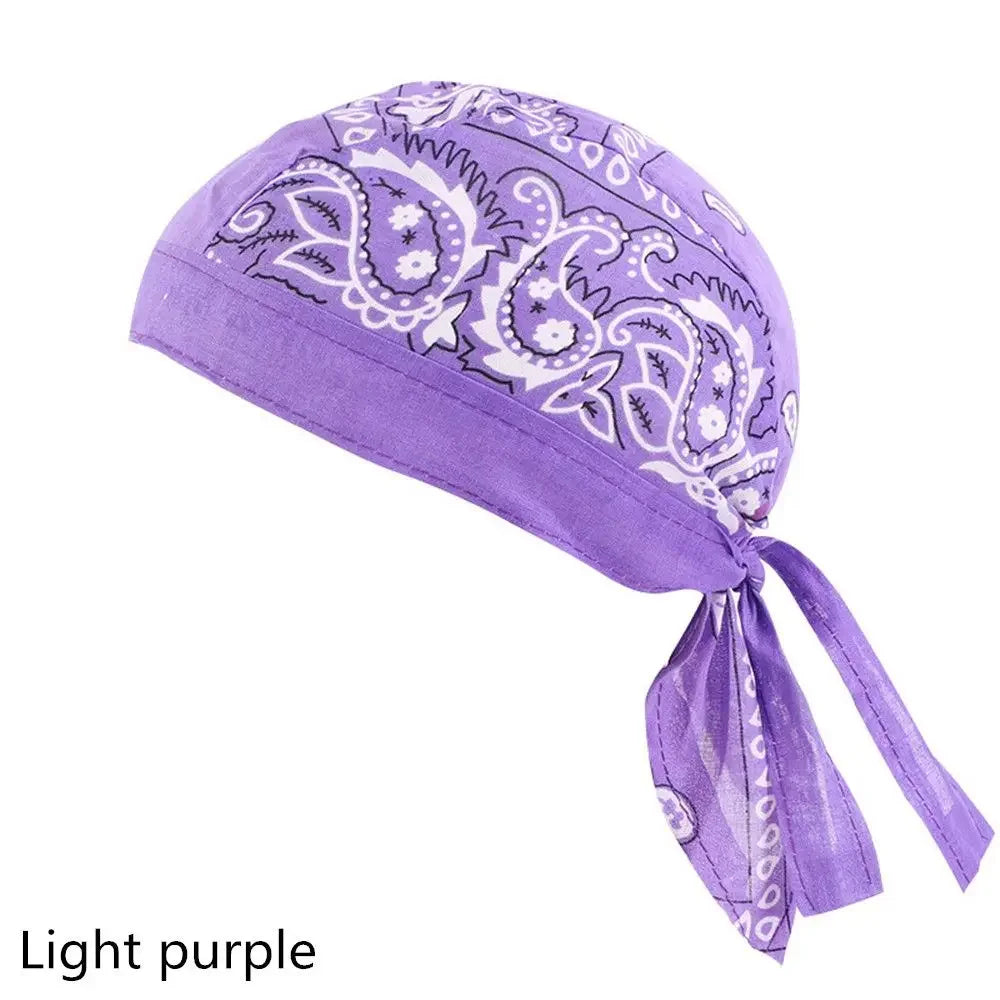 Pañuelo Bandana Tipo Pirata Unisex de Algodón Secado Rápido