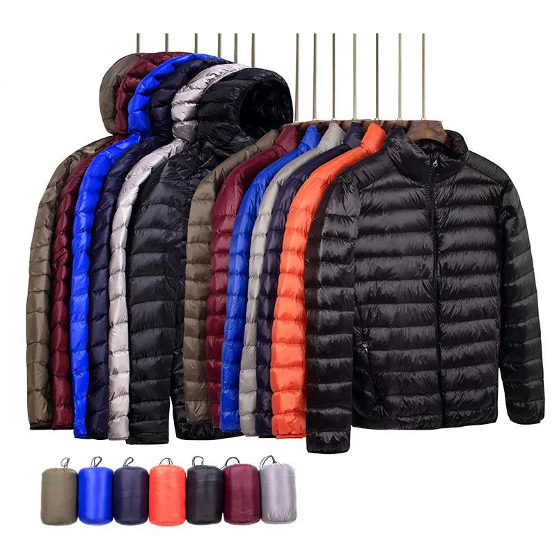 Chaqueta para Hombre de Plumón Ligero con Capucha