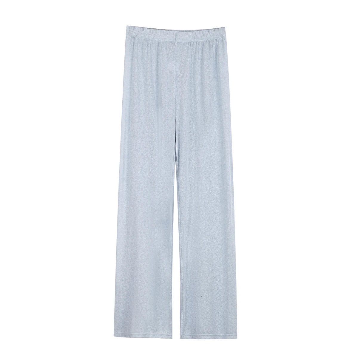 Conjunto Mujer Casual Top Manga Larga y Pantalón Fluido