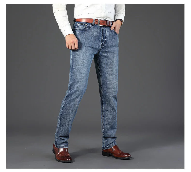 Pantalones Vaqueros para Hombre Jeans Casual Bussines