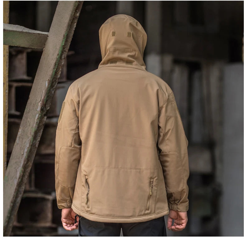 Chaqueta Táctica Militar para Hombre Corta Vientos e Impermeable