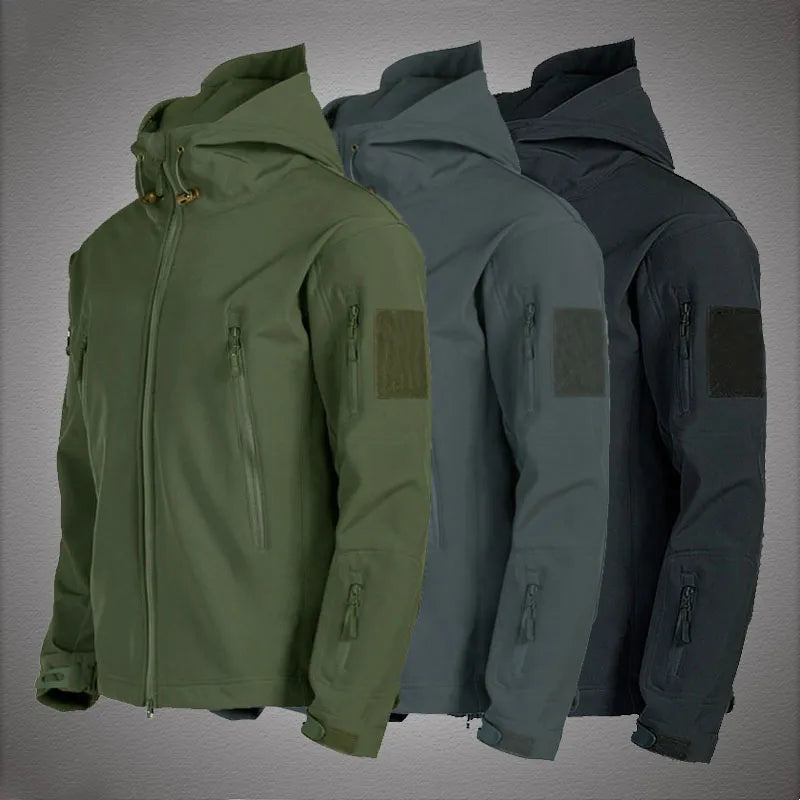Chaqueta Táctica Militar para Hombre Corta Vientos e Impermeable