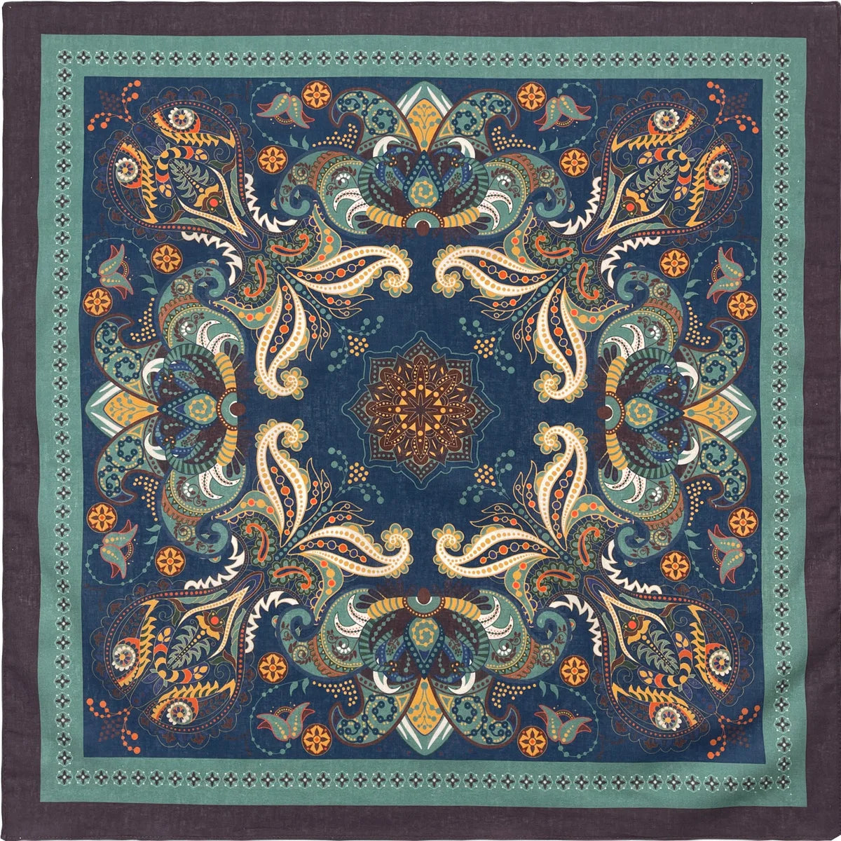 Bandana Cuadrada de Algodón con Estampado Hip Hop Skull Unisex
