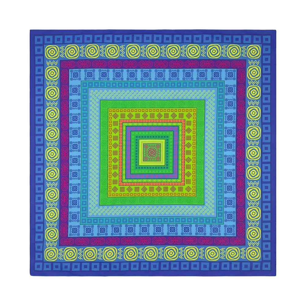 Bandana Cuadrada de Algodón con Estampado Hip Hop Skull Unisex
