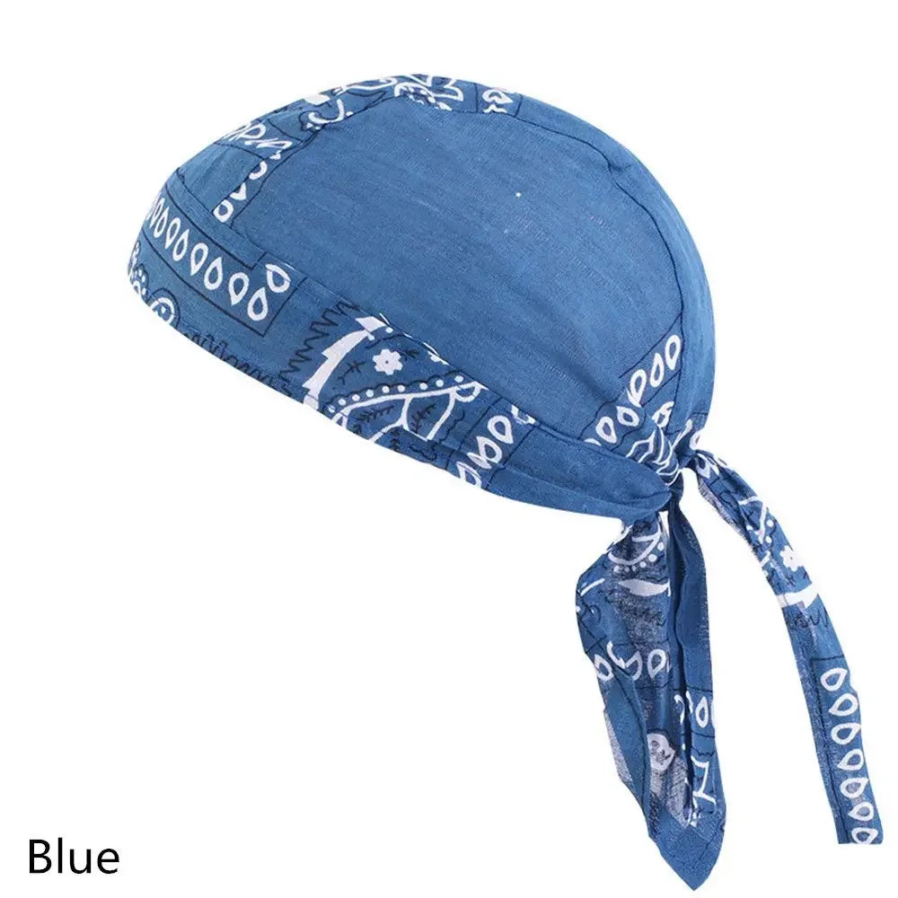 Pañuelo Bandana Tipo Pirata Unisex de Algodón Secado Rápido