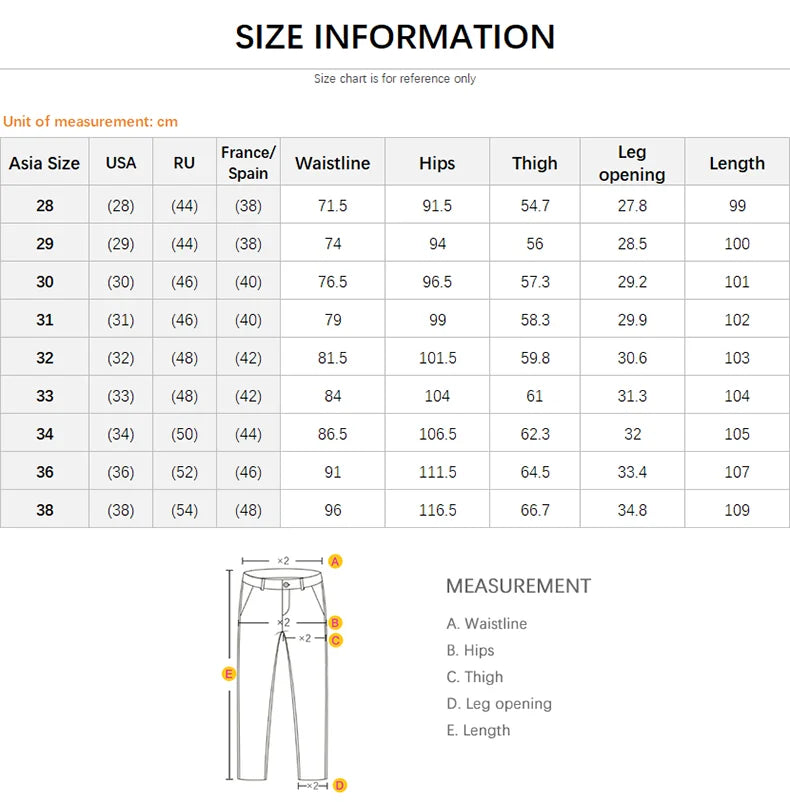 Pantalones Vaqueros para Hombre Rasgados Elásticos
