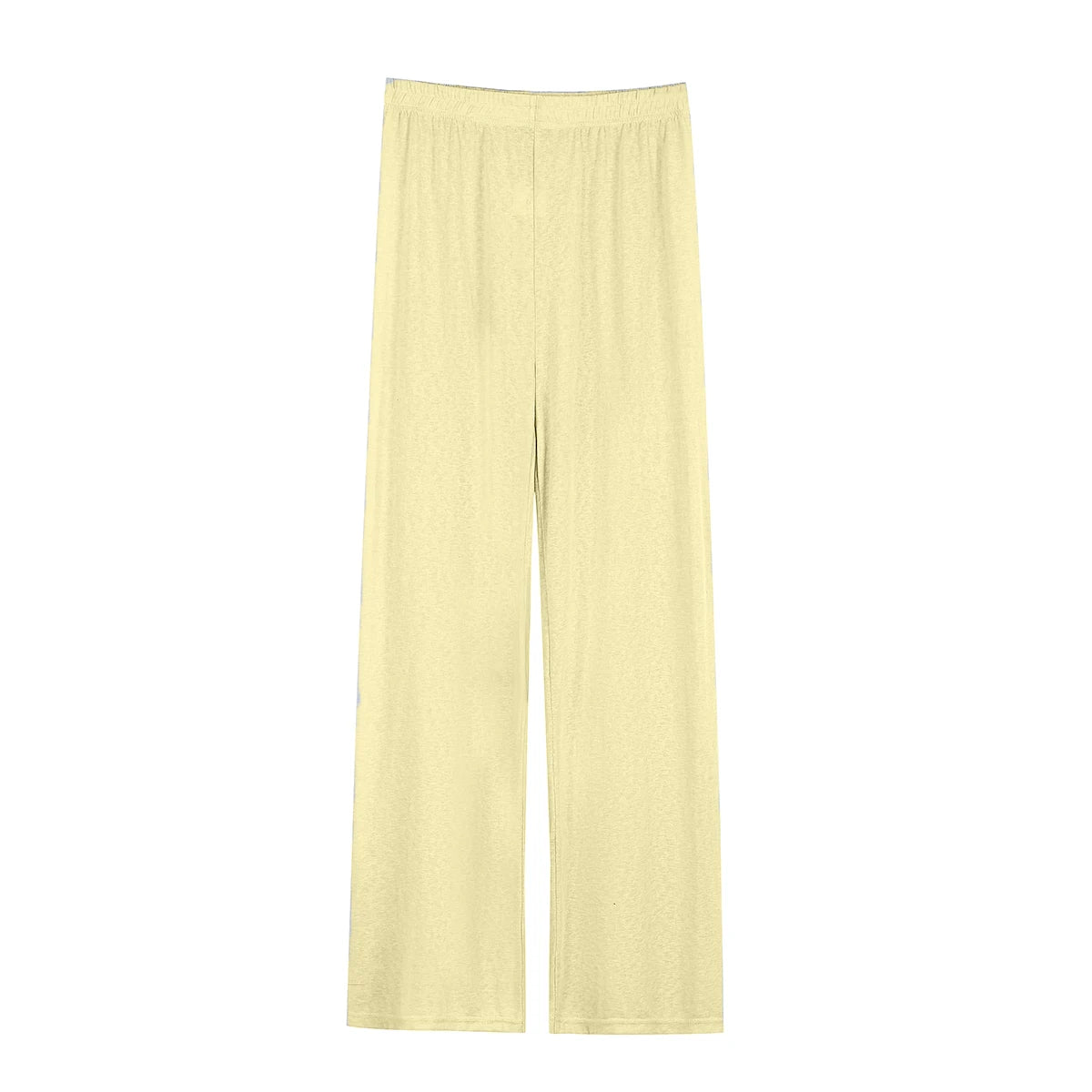 Conjunto Mujer Casual Top Manga Larga y Pantalón Fluido