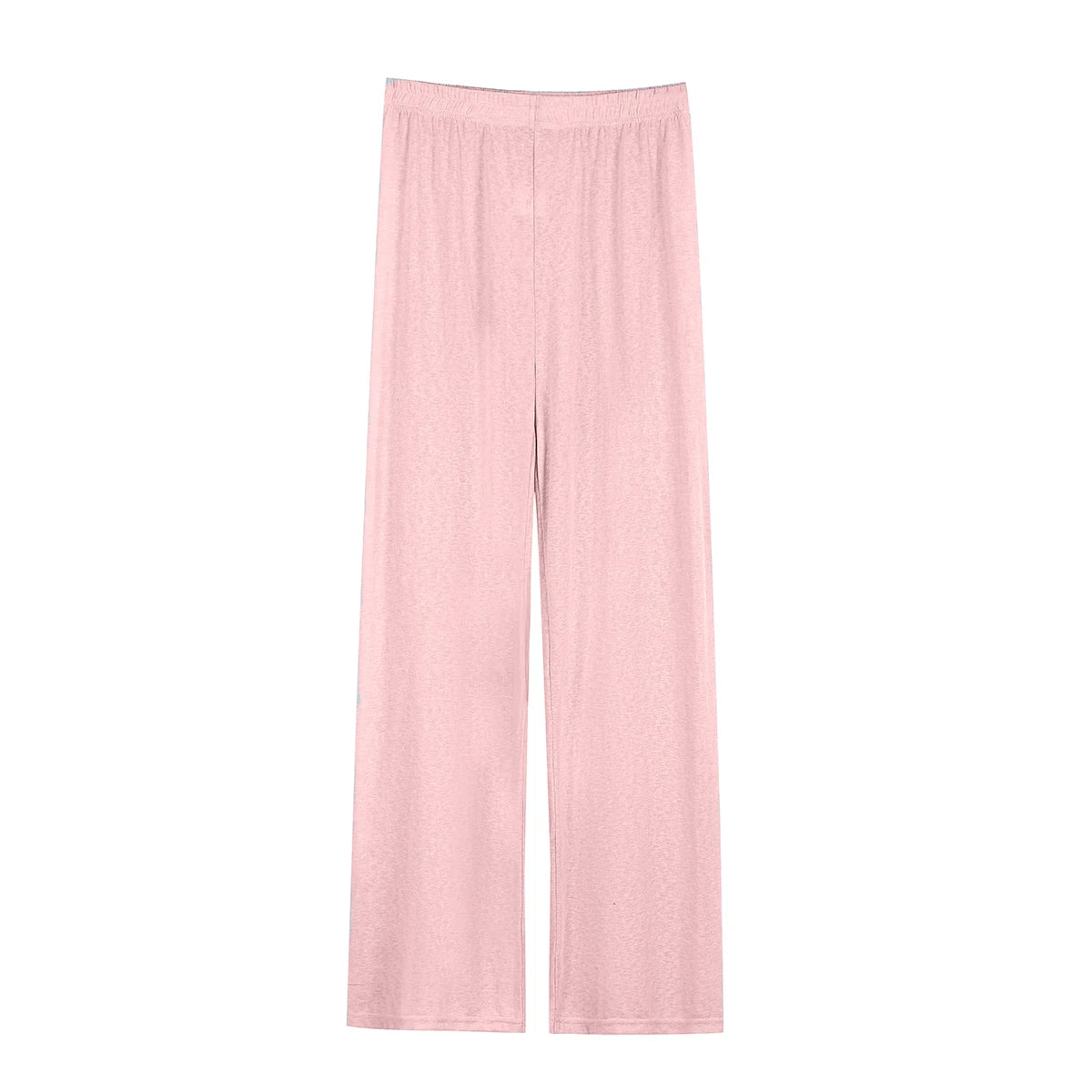 Conjunto Mujer Casual Top Manga Larga y Pantalón Fluido