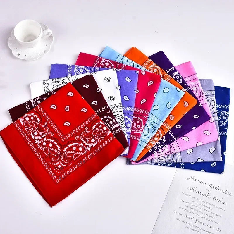 Bandana Bohemia con Estampado Paisley Unisex Multifuncional