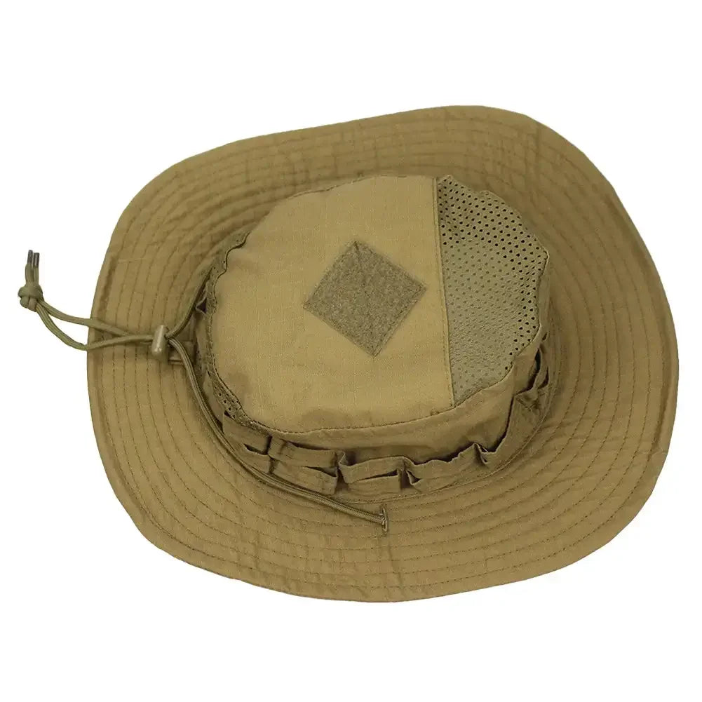 Gorra Boonie Táctica Camuflaje para Hombre con Ala Ancha y Protección Solar