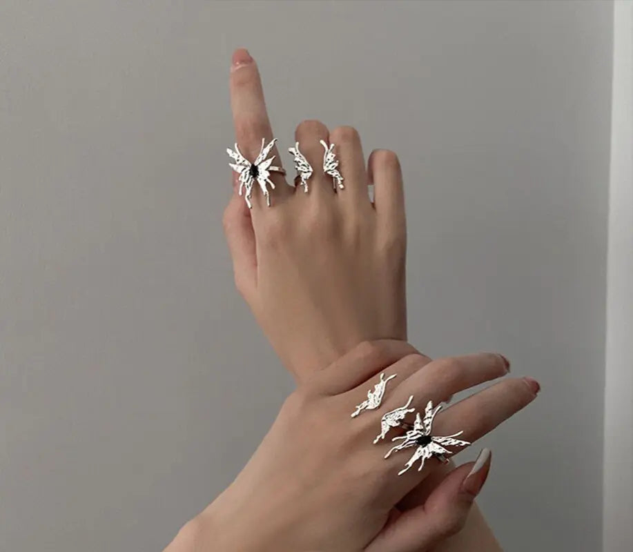 Sweet Cool Metal Butterfly Rings - High Trend Coture
