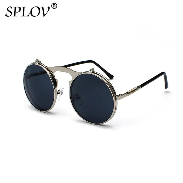 Vintage Steampunk Flip Sunglasses - High Trend Coture