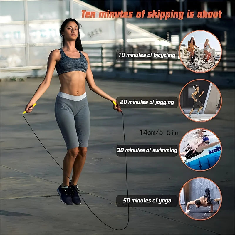 Cuerda de Saltar Deportiva Profesional para Adultos