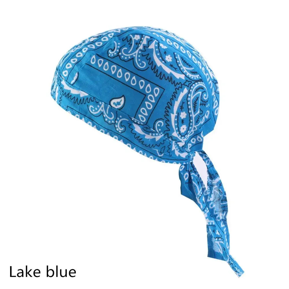 Pañuelo Bandana Tipo Pirata Unisex de Algodón Secado Rápido