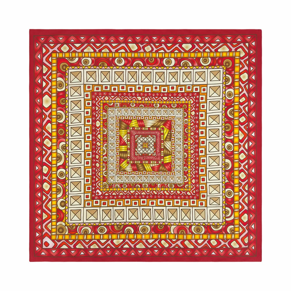 Bandana Cuadrada de Algodón con Estampado Hip Hop Skull Unisex