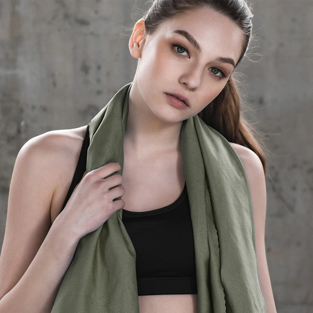 Toalla Absorbente para Playa, Gimnasio y Yoga