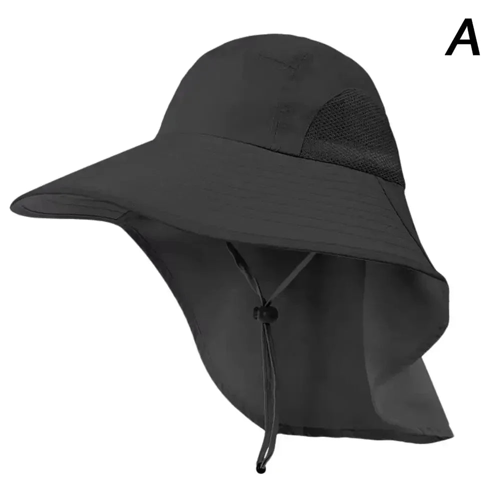 Sombrero de Ala Ancha Unisex con Flap y Protección Solar UPF 50+ | Outdoor