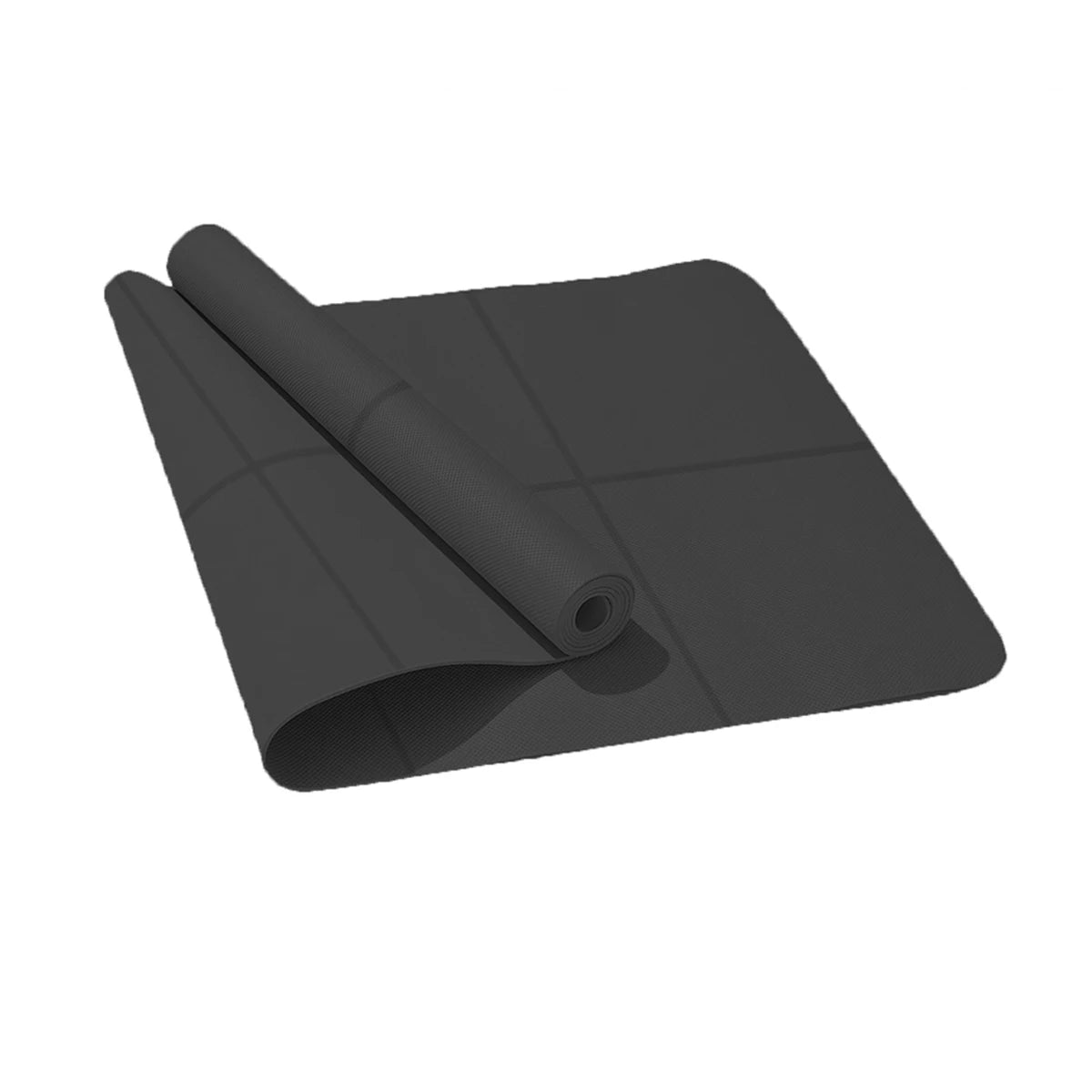 Esterilla de Yoga Antideslizante 4 mm de Grosor para Ejercicios de Yoga, Pilates y Gimnasia