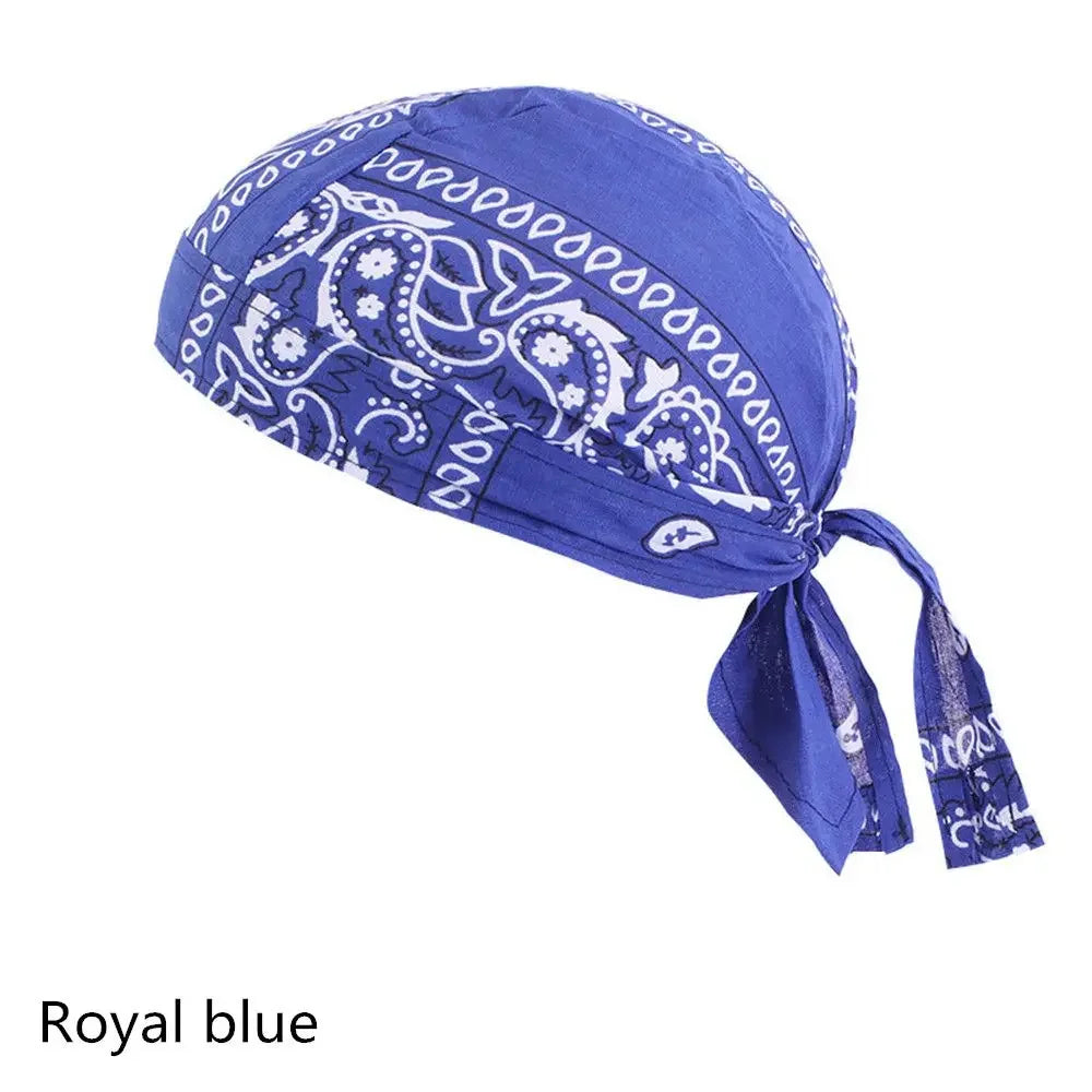 Pañuelo Bandana Tipo Pirata Unisex de Algodón Secado Rápido