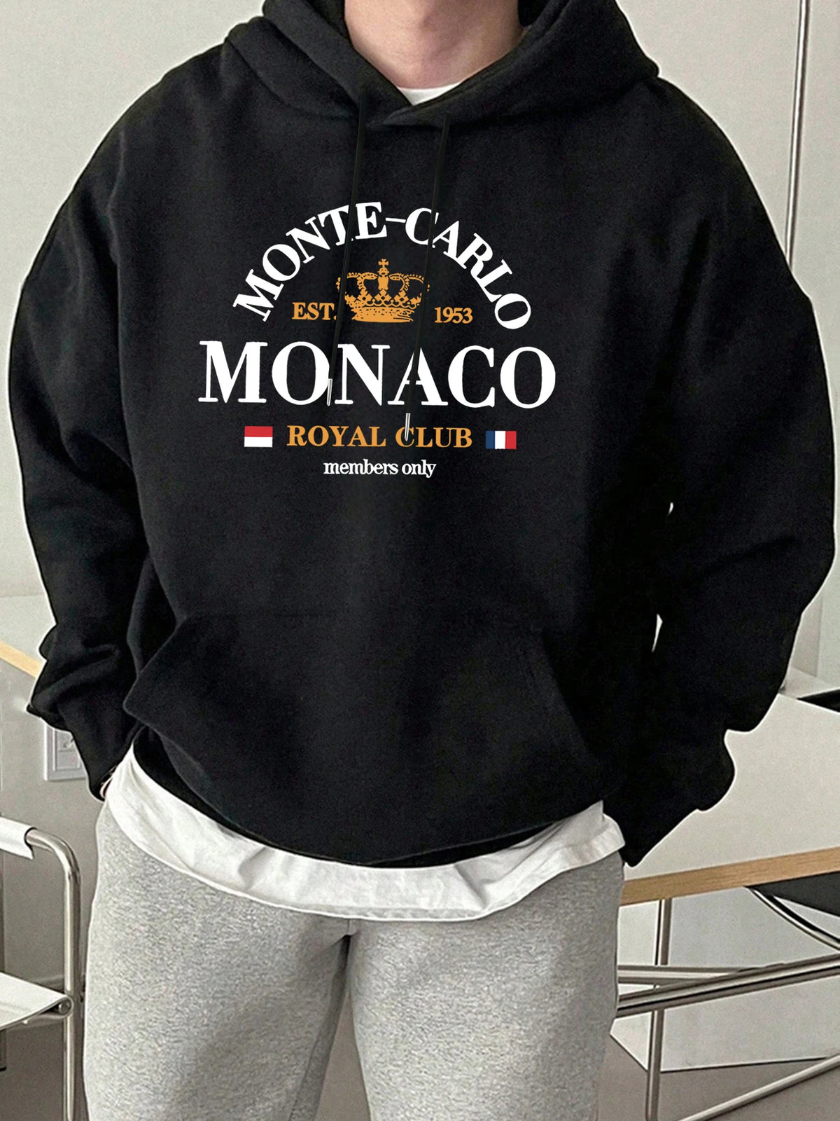 Sudadera Universitaria Hombre Monaco Royal Club
