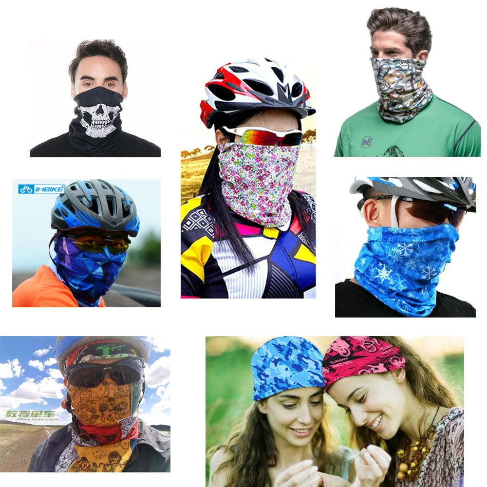 Braga Cuello Bandana Multicolor Unisex Multifuncional