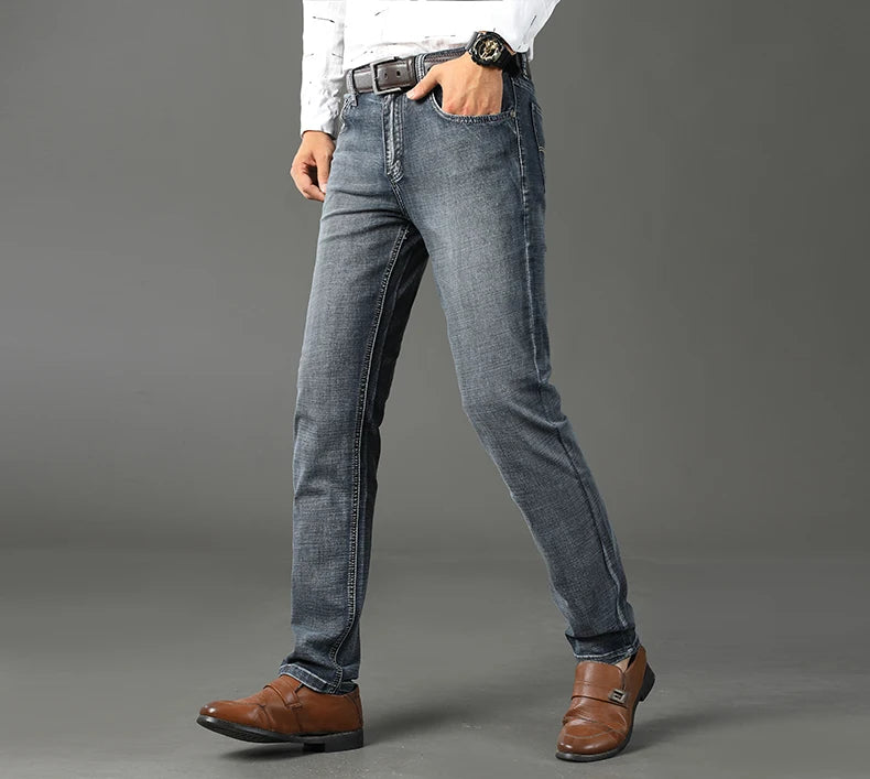 Pantalones Vaqueros para Hombre Jeans Casual Bussines