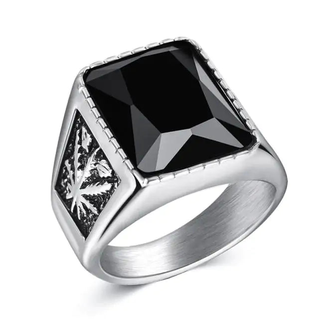 Men's Square Charm Ring - High Trend Coture