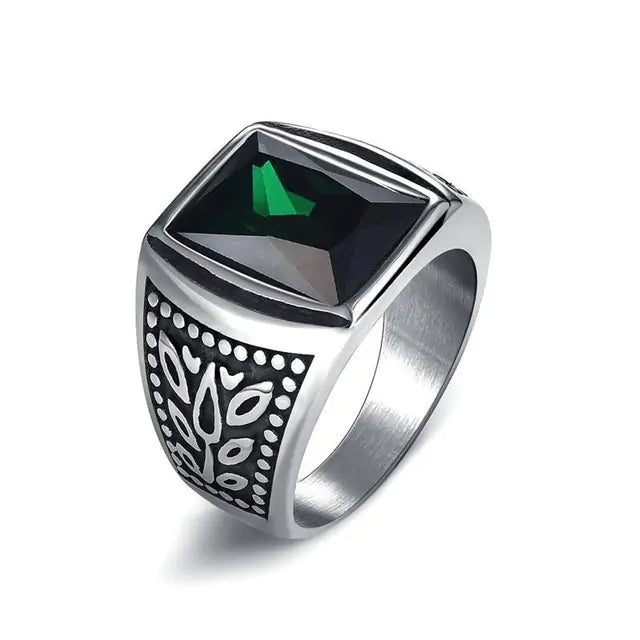 Men's Square Charm Ring - High Trend Coture