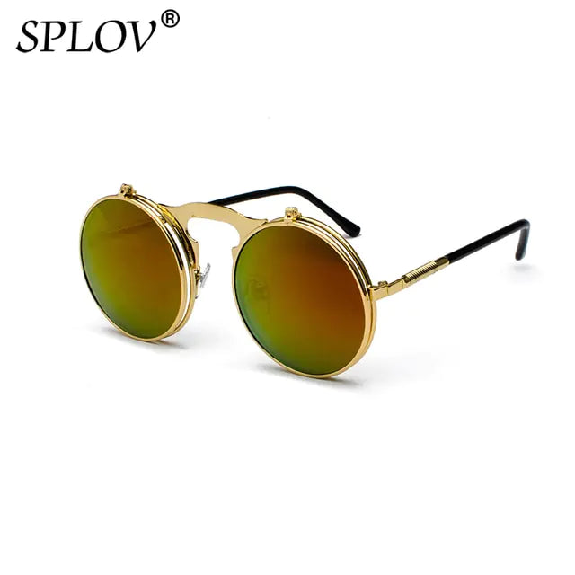 Vintage Steampunk Flip Sunglasses - High Trend Coture
