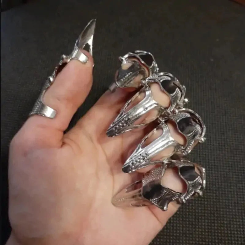 Metal Full Finger Claw Rings - High Trend Coture