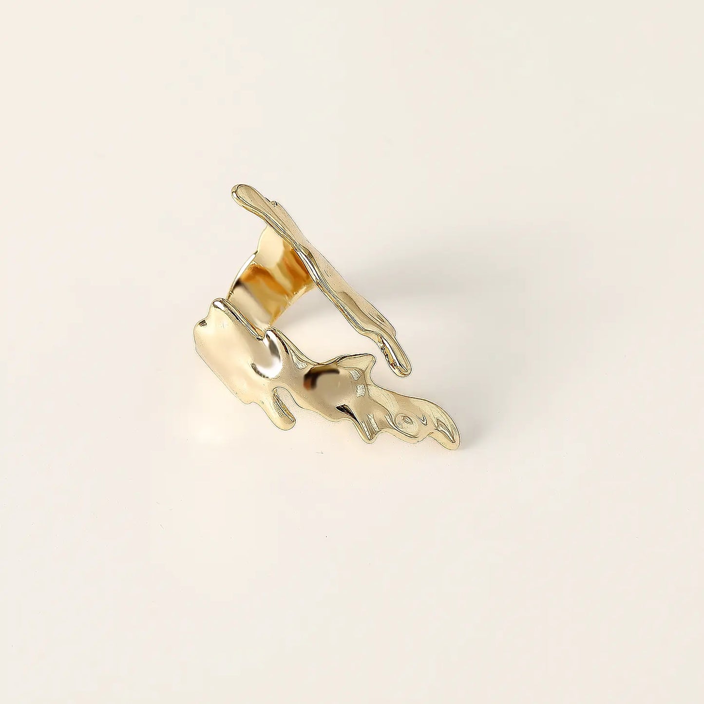 Flame Motif Plated Rings - High Trend Coture