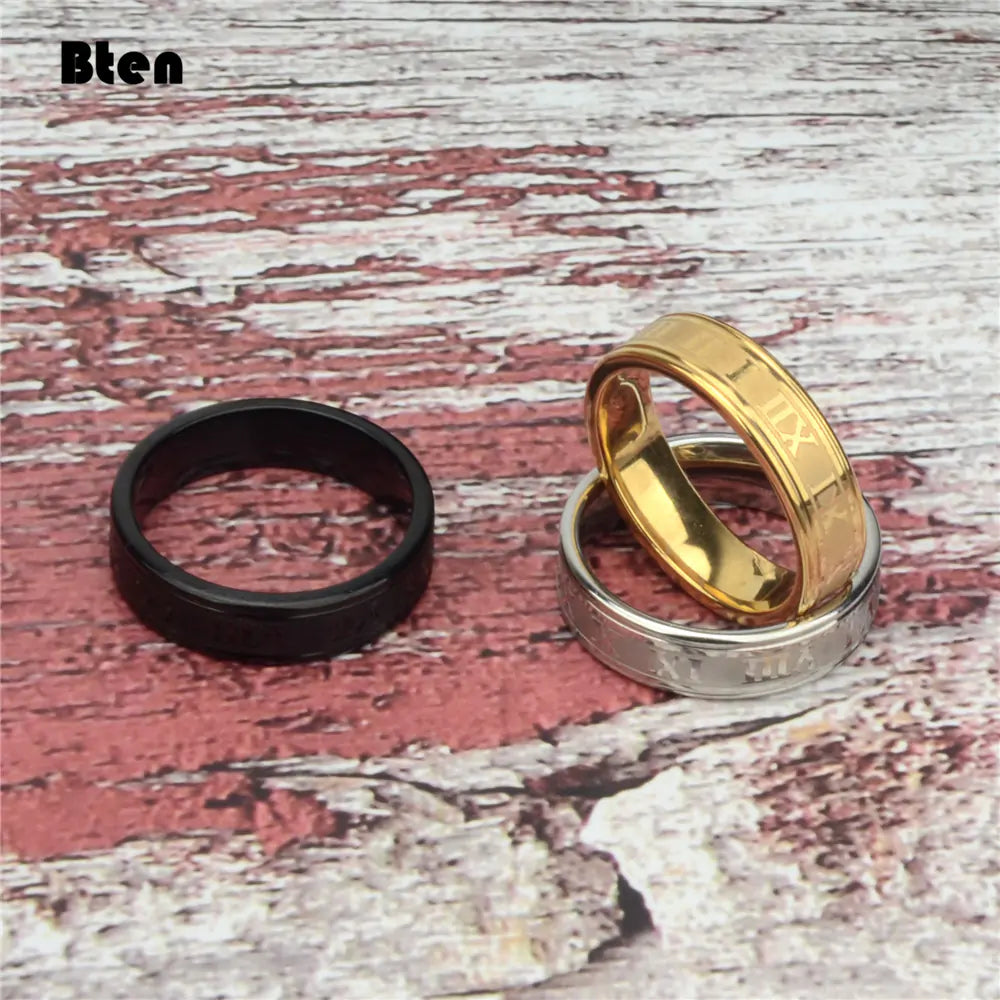Roman Numbers Rings - High Trend Coture