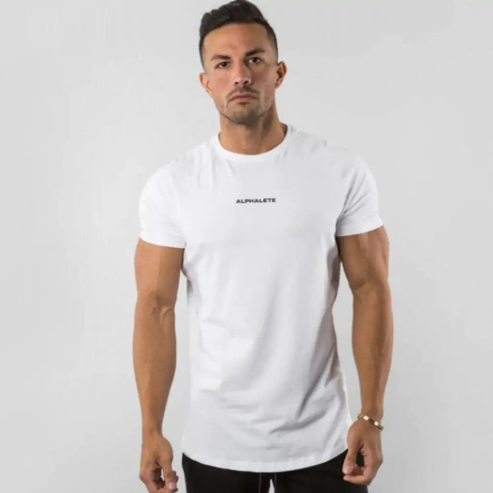 Camiseta Ajustada Hombre Gym y Fitness - High Trend Coture