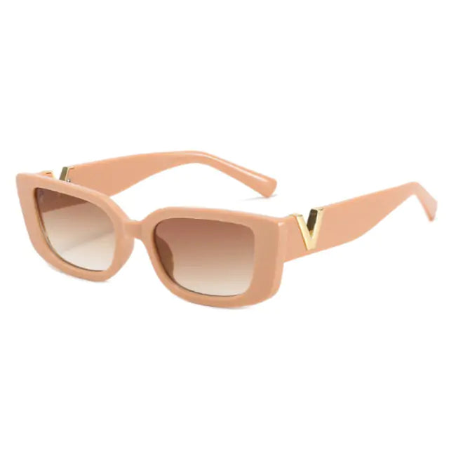Rectangle Retro Sunglasses - High Trend Coture
