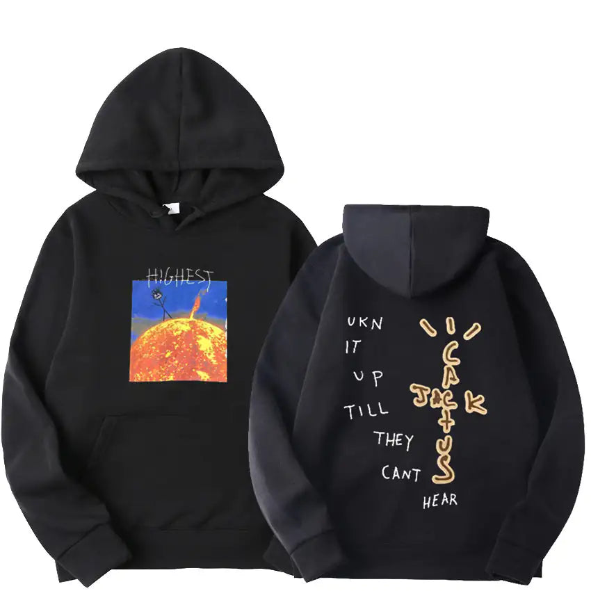 Sudadera con Capucha Travis Scott Cactus Jack Unisex