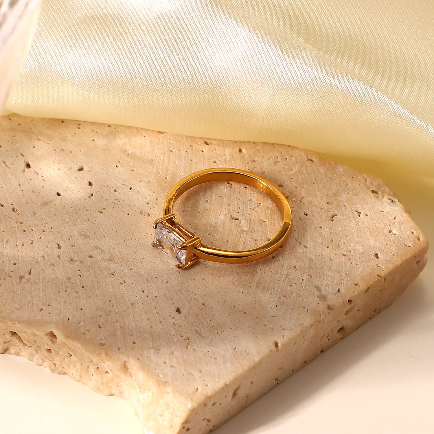 Stacking 18k Gold Rings - High Trend Coture