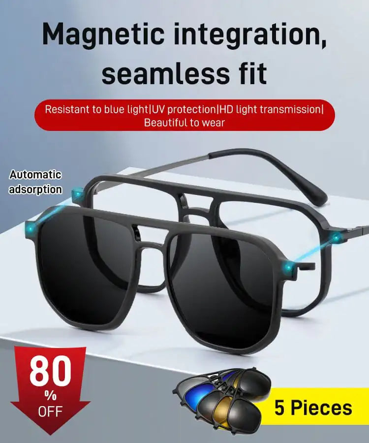 Magnetic Polarized Sunglasses - High Trend Coture