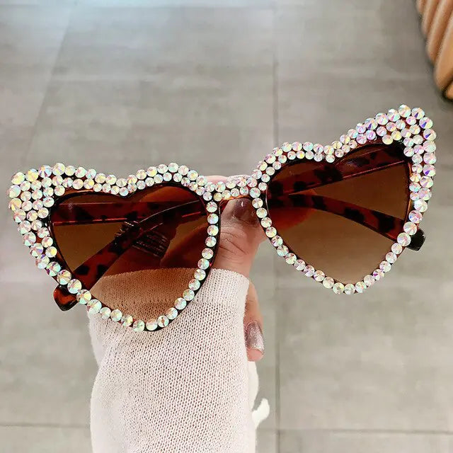 Cat Eye Heart Fashion Sunglasses - High Trend Coture