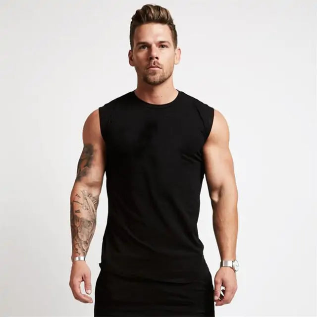 Camiseta de Hombre Deportiva sin Mangas Transpirable - High Trend Coture